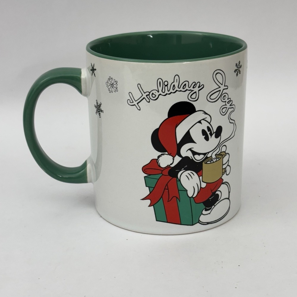 Mickey Mouse Disney Holiday Joy Coffee Mug 20oz Ceramic Zrike Brands
